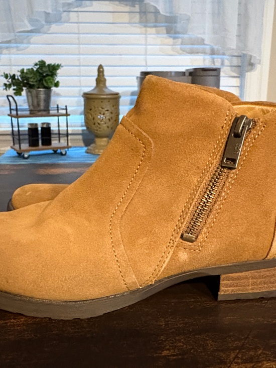 UGG Shoes - UGG Womens Chestnut Tan Suede Zip Chukka Boots